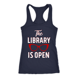Rupaul"The Library Is Open" Women's Tank Top - Gifts For Reading Addicts