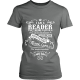 I am a reader Fitted T-shirt - Gifts For Reading Addicts