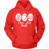 Peace Love Books - Gifts For Reading Addicts