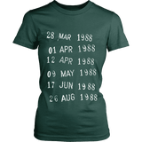 Library Stamp Fitted T-shirt - Gifts For Reading Addicts