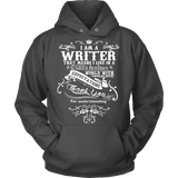 I am a writer Hoodie - Gifts For Reading Addicts