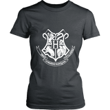 The Hogwarts Crest Fitted T-shirt - Gifts For Reading Addicts
