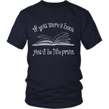 If You Were a Book You Would Be Fine Print Unisex T-shirt - Gifts For Reading Addicts