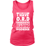 Stay Away I Have O.R.D Womens Tank Top - Gifts For Reading Addicts