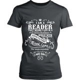 I am a reader Fitted T-shirt - Gifts For Reading Addicts