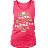 Born to read books forced to work Womens Tank - Gifts For Reading Addicts