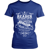 I am a reader Fitted T-shirt - Gifts For Reading Addicts
