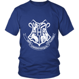 The Hogwarts Crest Unisex T-shirt - Gifts For Reading Addicts
