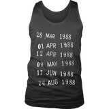 Library Stamp Mens Tank - Gifts For Reading Addicts