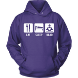 Eat, Sleep, Read Hoodie - Gifts For Reading Addicts
