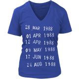 Library Stamp V-neck - Gifts For Reading Addicts