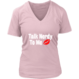 Talk Nerdy To Me V-neck - Gifts For Reading Addicts