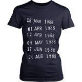 Library Stamp Fitted T-shirt - Gifts For Reading Addicts