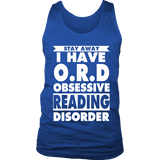 Stay Away I Have O.R.D Mens Tank Top - Gifts For Reading Addicts