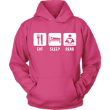 Eat, Sleep, Read Hoodie - Gifts For Reading Addicts