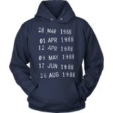 Library Stamp Hoodie - Gifts For Reading Addicts
