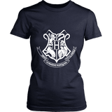 The Hogwarts Crest Fitted T-shirt - Gifts For Reading Addicts