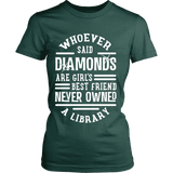Diamonds & Libraries - Gifts For Reading Addicts