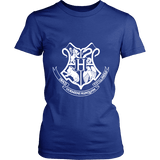 The Hogwarts Crest Fitted T-shirt - Gifts For Reading Addicts