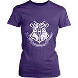 The Hogwarts Crest Fitted T-shirt - Gifts For Reading Addicts