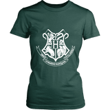 The Hogwarts Crest Fitted T-shirt - Gifts For Reading Addicts