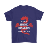 I Am A Book Dragon Unisex T-shirt - Gifts For Reading Addicts