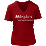 Bibliophile V-neck - Gifts For Reading Addicts
