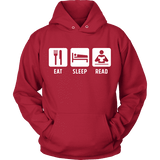 Eat, Sleep, Read Hoodie - Gifts For Reading Addicts