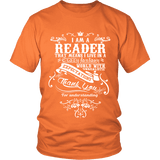 I am a reader Unisex T-shirt - Gifts For Reading Addicts