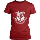 The Hogwarts Crest Fitted T-shirt - Gifts For Reading Addicts