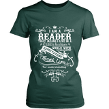 I am a reader Fitted T-shirt - Gifts For Reading Addicts
