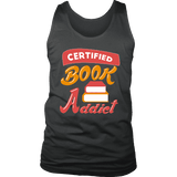Certified book addict Mens Tank - Gifts For Reading Addicts