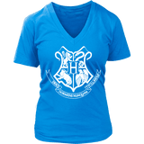 The Hogwarts Crest V-neck - Gifts For Reading Addicts