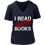 I Read Banned Books V-neck - Gifts For Reading Addicts