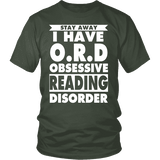 Stay Away I Have O.R.D Unisex T-shirt - Gifts For Reading Addicts