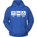 Eat, Sleep, Read Hoodie - Gifts For Reading Addicts