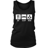 Eat, Sleep, Read Womens Tank - Gifts For Reading Addicts