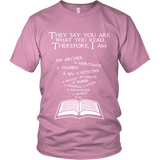 They say you are what you read Unisex T-shirt - Gifts For Reading Addicts