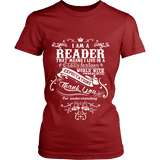 I am a reader Fitted T-shirt - Gifts For Reading Addicts