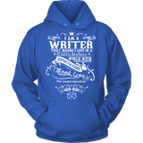 I am a writer Hoodie - Gifts For Reading Addicts