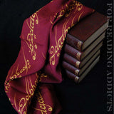 Red Lord of the Rings Handmade Infinity Scarf Limited Edition - Gifts For Reading Addicts