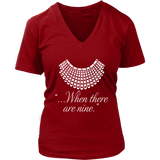 "When there are nine" V-neck Tshirt - Gifts For Reading Addicts