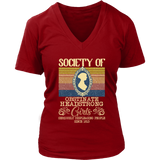 "Obstinate Headstrong Girls" V-neck Tshirt - Gifts For Reading Addicts