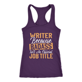 "badass isn't an official job title" Women's Tank Top - Gifts For Reading Addicts