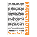 Choose your Future, Choose Books - Gifts For Reading Addicts