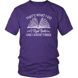 "I Read Books" Unisex T-Shirt - Gifts For Reading Addicts