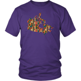 "Canada Bookish Map" Unisex T-Shirt - Gifts For Reading Addicts