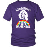 Rupaul"Reading Is Fundamental" Unisex T-Shirt - Gifts For Reading Addicts
