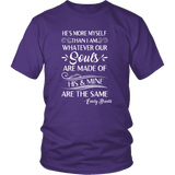 "He's more myself than i am" Unisex T-Shirt - Gifts For Reading Addicts