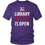 Rupaul"The Library Is Open" Unisex T-Shirt - Gifts For Reading Addicts